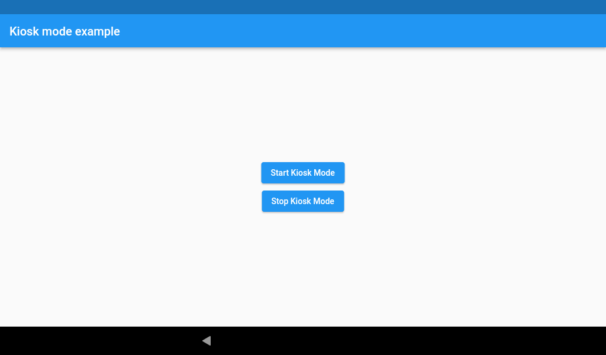 Kiosk mode for android devices with Flutter - i4B - Your software partner